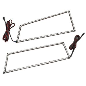 Chevrolet Silverado Headlight Halo Kit - ORACLE Lighting - Square Halo Kit - ColorSHIFT - `03-`06